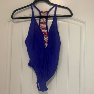 Red white and blue bathing suit from Venus